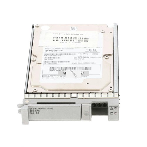 UCS-HDD300G12F105 Жесткий диск Cisco 300GB 6GB SAS 15K RPM SFF HDD/HOT PLUG/ UCS-HDD300G12F105