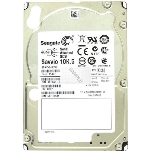 9TF066-040 Жесткий диск Seagate 450Gb, 10K.5, 10000rmp, 64Mb, 6G, SAS, 2,5 9TF066-040