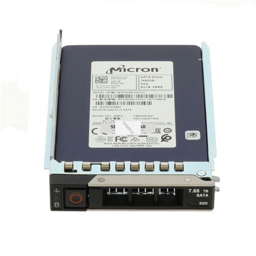 3JY18 Жесткий диск 7.68TB SSD 2.5 SATA 6G RI MTFDDAK7T6TDC-1AT1ZABYY 3JY18