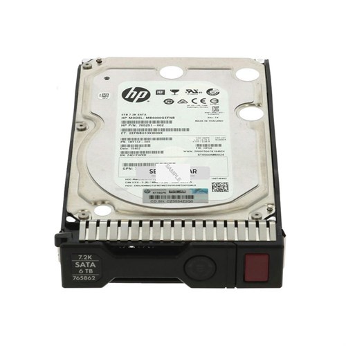 765251-002-G8 Жесткий диск HP 6TB SATA 6G 7.2K LFF HDD for G8-G10 Servers 765251-002-G8