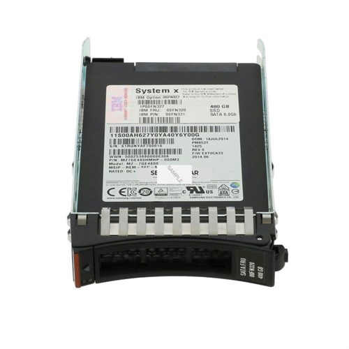 00FN328 Жесткий диск 480GB SATA 2.5in MLC HS Entry SSD 00FN328