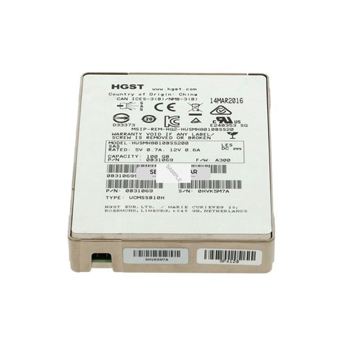 HUSMH8010BSS200 Жесткий диск 100GB SSD 2.5 SAS 12G HUSMH8010BSS200 HUSMH8010BSS200