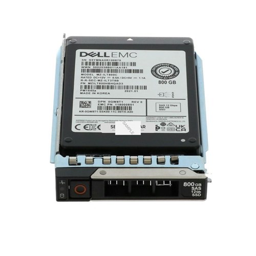 JTKH5 Жесткий диск 800GB SSD 2.5 SAS 12G MIX KPM6XVUG800G ME4 SERIES JTKH5
