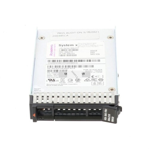 00AJ218 Жесткий диск 800GB SAS 2.5in MLC G3HS Enterprise SSD 00AJ218