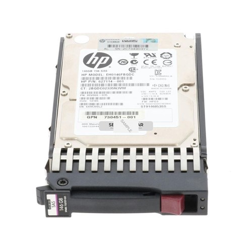 EH0146FCBVB-MSA Жесткий диск HP 146GB SAS 6G 15K SFF HDD for MSA Storage EH0146FCBVB-MSA