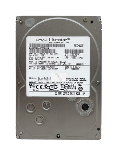 HUA721010KLA330 Жесткий диск Dell 1TB 7.2K 3.5 SATA 3G EQL HUA721010KLA330