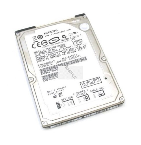 HTS541680J9AT00 ЖЁСТКИЙ ДИСК HITACHI 80GB 2.5 IDE 5.4K TRAVELSTAR 5K160 HTS541680J9AT00
