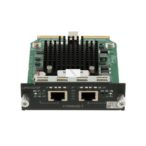 JG535A Сетевая карта HPE FlexNetwork 5500/5120 2-port 10GBASE-T Module JG535A