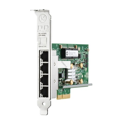 647594-B21 Сетевая Карта HP 331T PCI Express Quad Port Gigabit Server Adapter HSTNS-BN62 128Mb 4x1Гбит/сек 4xRJ45 LP PCI-E4x 2.0 647594-B21