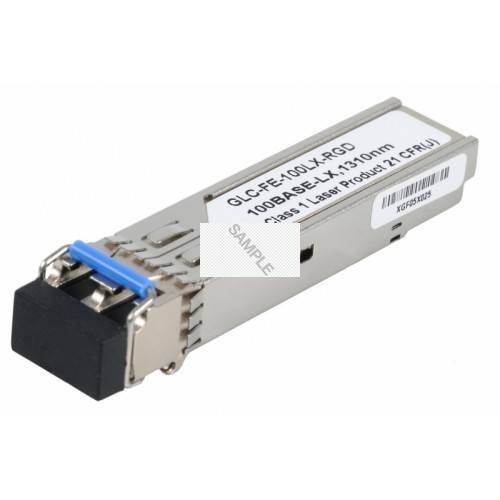 100BASE-LX10, Small Form-factor Pluggable (SFP), 1310nm Transmitter Wavelength, Single-mode Fiber (SMF), up to 10km reach, Industrial Temperature Range GLC-FE-100LX-RGD