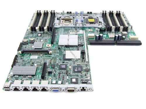 602512-001 Материнская Плата Hewlett-Packard i5520 Dual Socket 1366 12DDR3 6SATAII PCI-E16x 2.0/Riser PCI-E8x SVGA 4xGbLAN E-ATX 6400Mhz 1U For DL360G7 602512-001