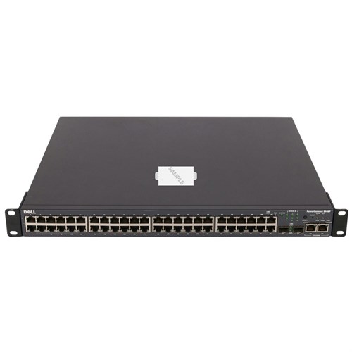 PC3448P Переключатель PowerConnect 3448P 48x1GB BASE-T 2x10GB SFP+ PC3448P