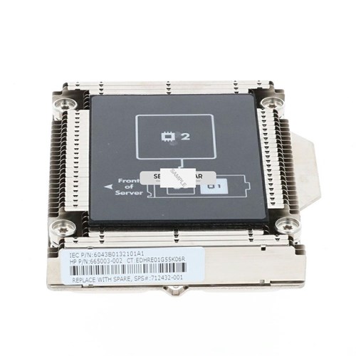 762712-001 Радиатор HP Wide Heatsink for BL460 G8 (CPU 2) 762712-001