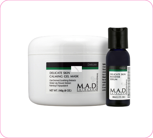 Успокаивающая гелевая маска для ухода за чувствительной кожей + Сыворотка-бустер успокаивающая pH 6.5 200767278752