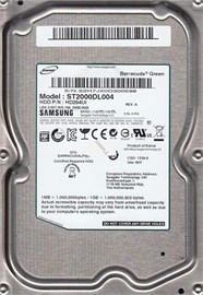 HD204UI Жесткий диск SAMSUNG 2TB 32MB SATA 3G 3.5 ECOGREEN F4 HD204UI