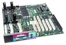 365062-001 Материнская Плата Hewlett-Packard iE7520 Dual Socket 604 4DualDDR333 2UW320SCSI U100 2PCI-E8x 4PCI-X Video 2LAN1000 E-ATX 800Mhz For ML350G4 365062-001