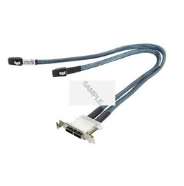 Supermicro Cable-0168L SAS Dual-Port Cable Assembly (Internal to External) 68/76cm [CBL-0168L] CBL-0168L