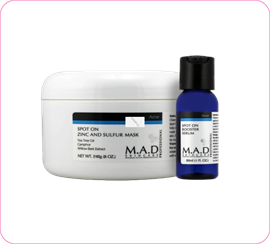 Подсушивающая маска с цинком и серой + Сыворотка-бустер анти-акне pH 2.0 103039505972