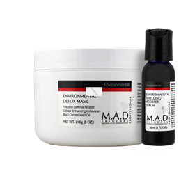 Детоксицирующая очищающая маска + Сыворотка-бустер «Антистресс» pH 8.0 243104235412