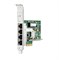 647594-B21 Сетевая Карта HP 331T PCI Express Quad Port Gigabit Server Adapter HSTNS-BN62 128Mb 4x1Гбит/сек 4xRJ45 LP PCI-E4x 2.0 647594-B21